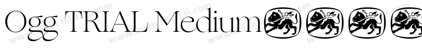 Ogg TRIAL Medium字体转换
